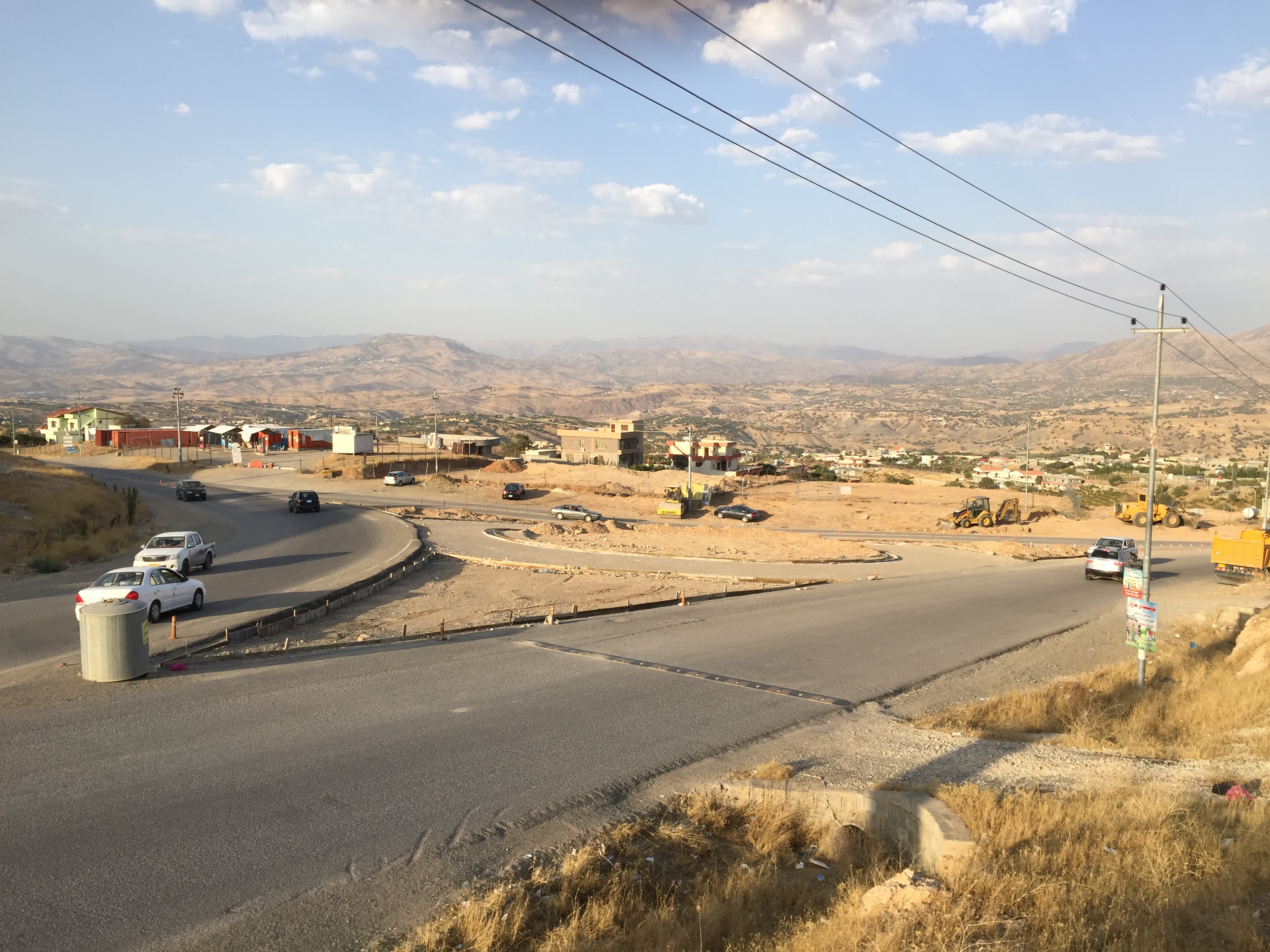 Setak Road Intersection Construction Work