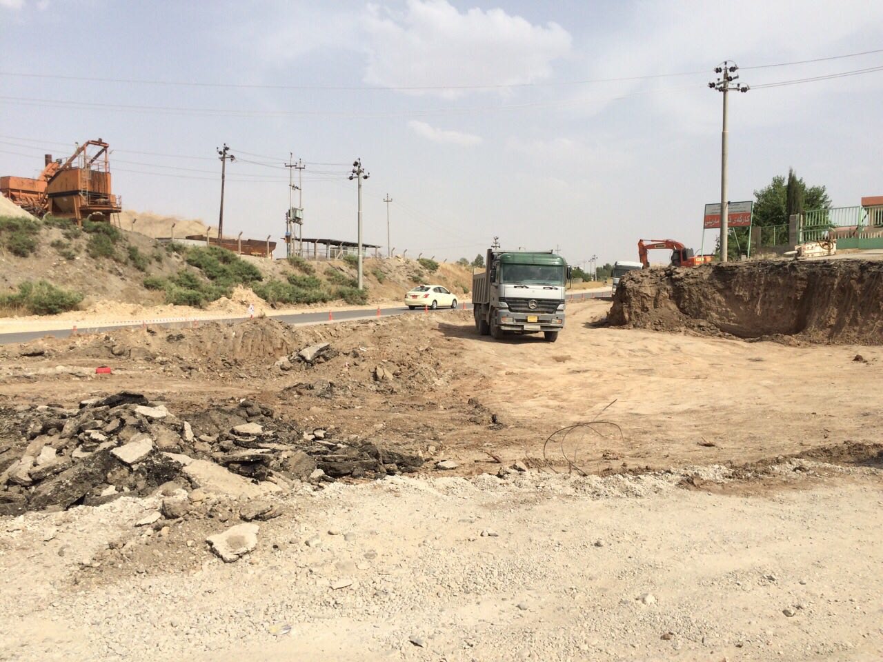 Tangero Road Intersection & Nawghdan Village Roads